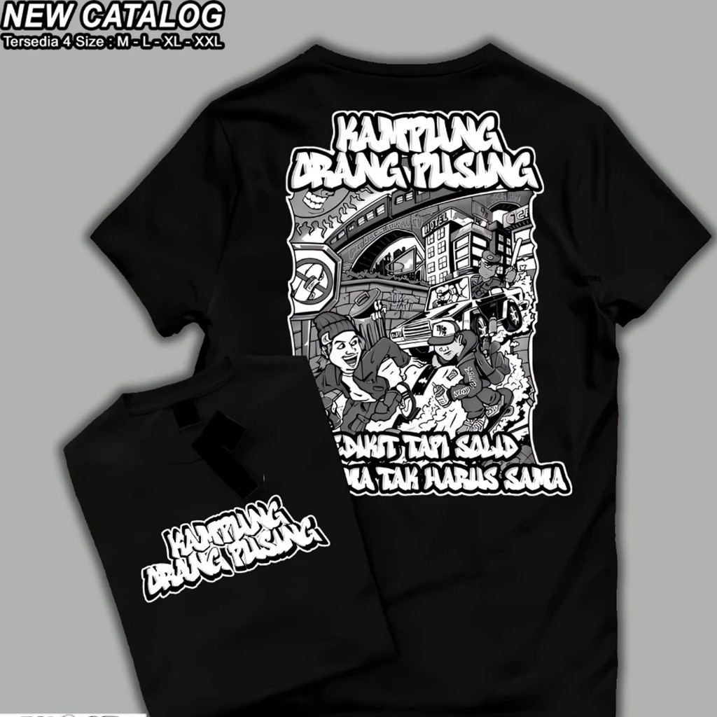 เสื้อยืด Village สําหรับคนตัวเล็กแต่ทึบไม่ต้องเหมือนกัน - สบายและเย็น Unisex VILLAGE CLOTHES FOR DIZ