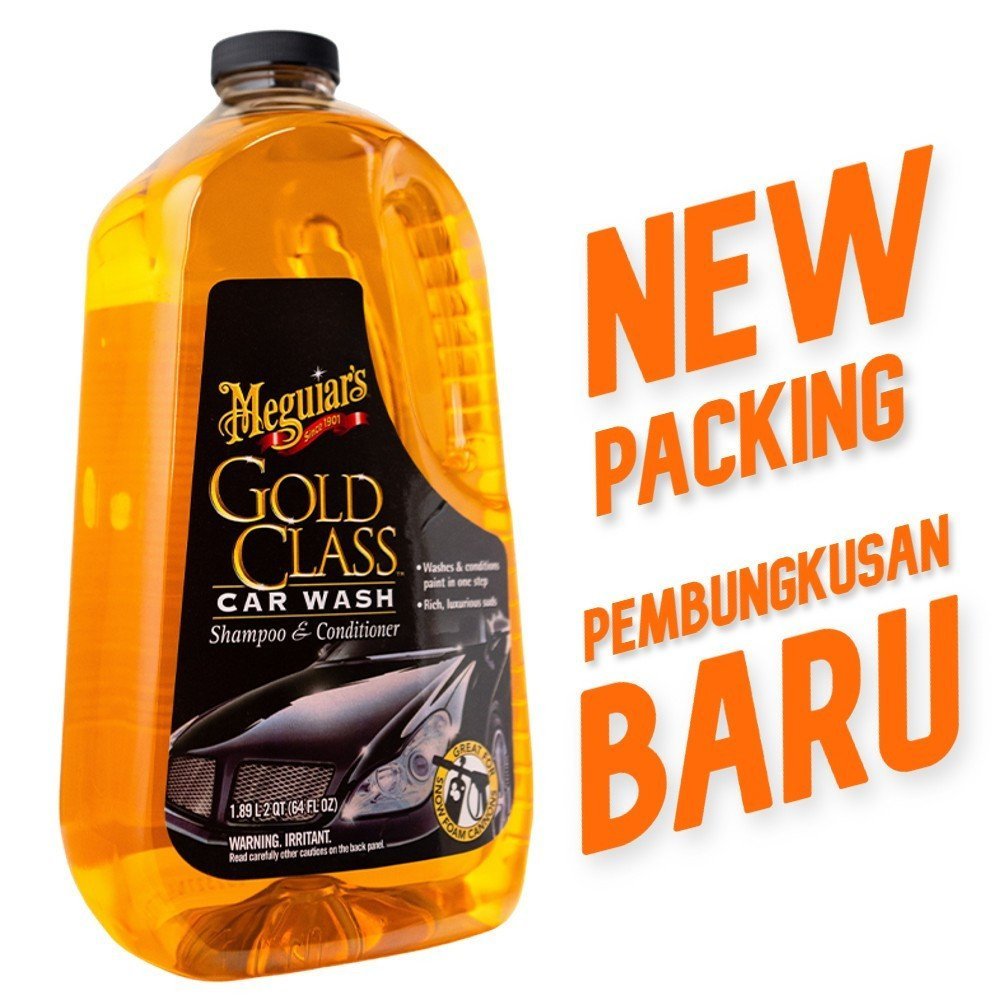 Meguiars G-7164 Gold Class Car Wash Shampoo & Conditioner 1.89L / 64 oz