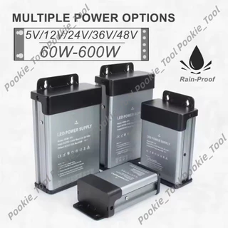 💥พร้อมส่ง💥หม้อแปลงกันฝน 12V 400W Power Supply IP65 มีพัดลม สำหรับป้ายไฟ LED กล่องไฟ งานภายนอก เสถียร ทนทาน