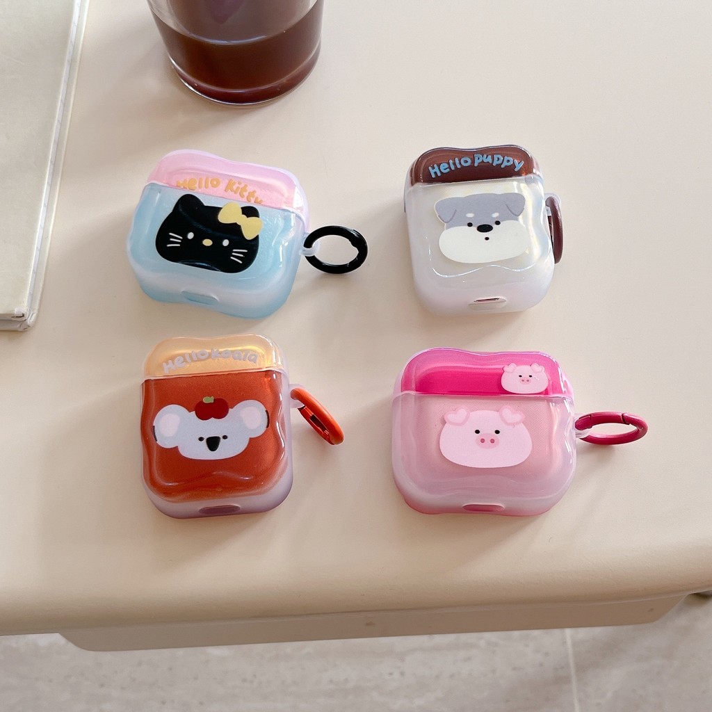 新品现货小动物表情适用苹果airpods4保护套一代蓝牙耳机aipods1代保护套220251223