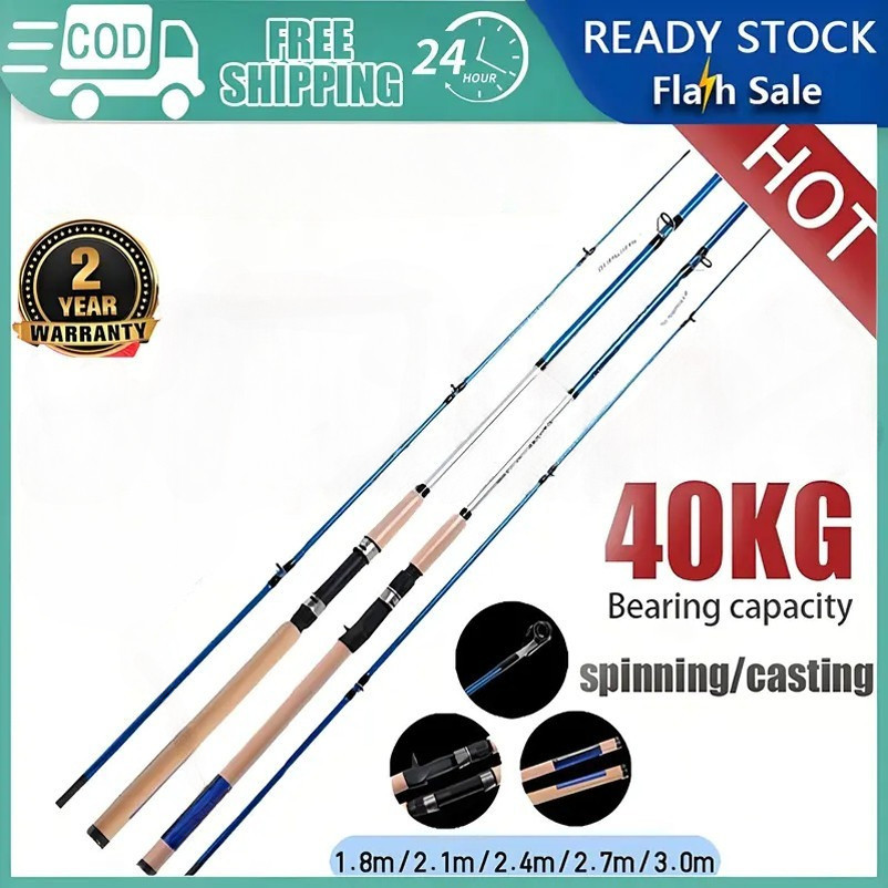 🔥 OilStars Rod Spinning Rod Fishing Rod Casting Rod Joran Pancing Fishing Rod MH Power Jigging Rod Bc Rod Power Series