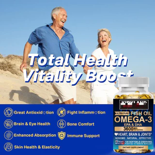 Omega-3 Capsules 3600mg เสริมสร้างหัวใจและเพิ่มสมาธิให้สมอง