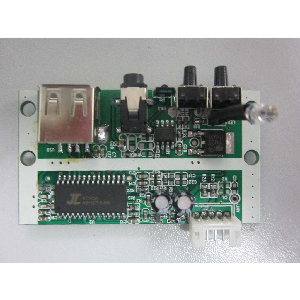 บอร์ดถอดรหัส MP3 5V-12V การ์ด SD/USB ถอดรหัสพร้อมหน่วยความจํา