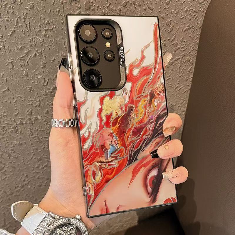 High-End Magic Silkworm เหมาะสําหรับ Samsung s24ultra เคสโทรศัพท์ s25ultra Nezha s23ultra รวมทุกอย่า