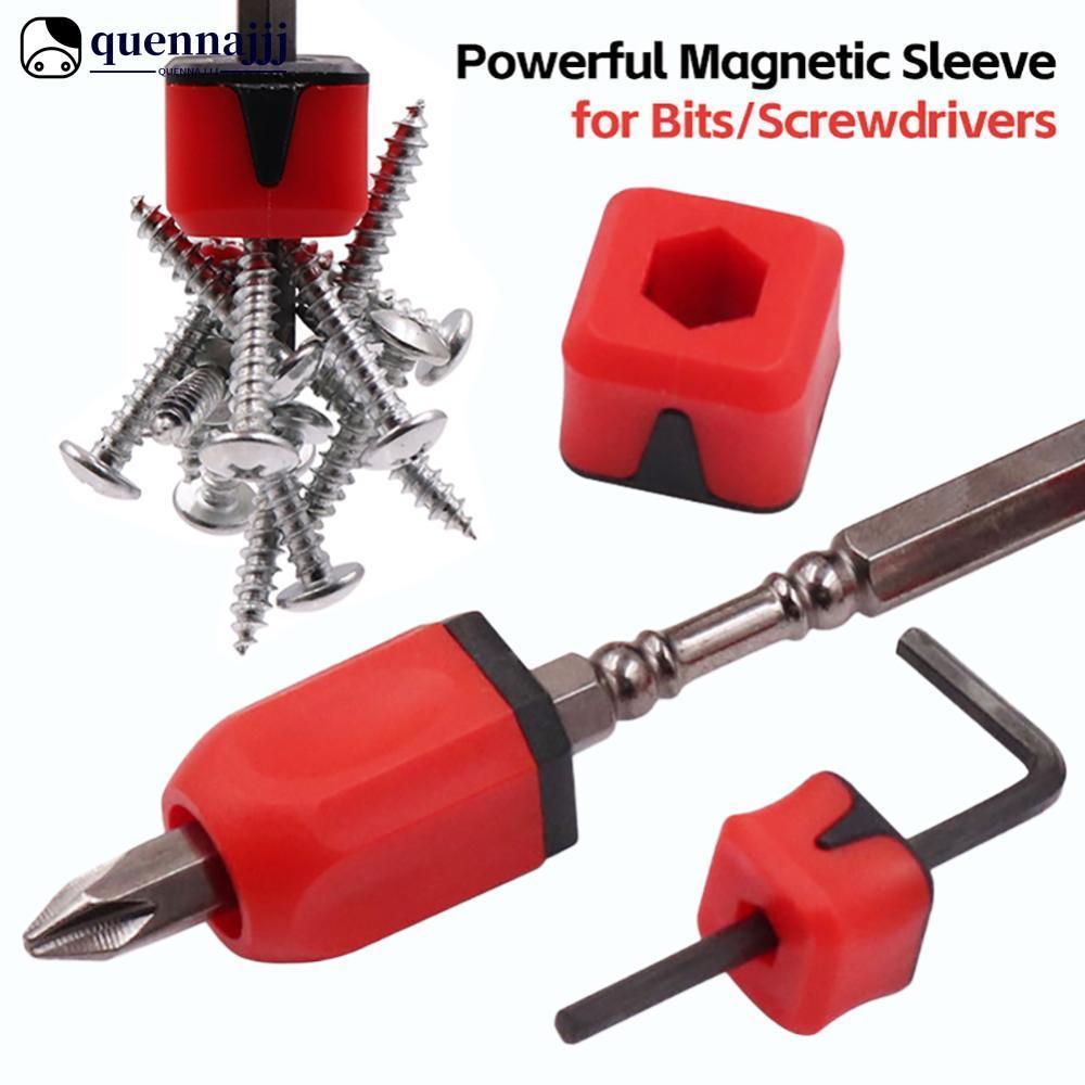 QHENNA 1PC 1.5-10 มม.แม่เหล็กสําหรับ Bits ไขควง Hex คีย์เครื่องมือในครัวเรือน Quick Magnetizing แหวน