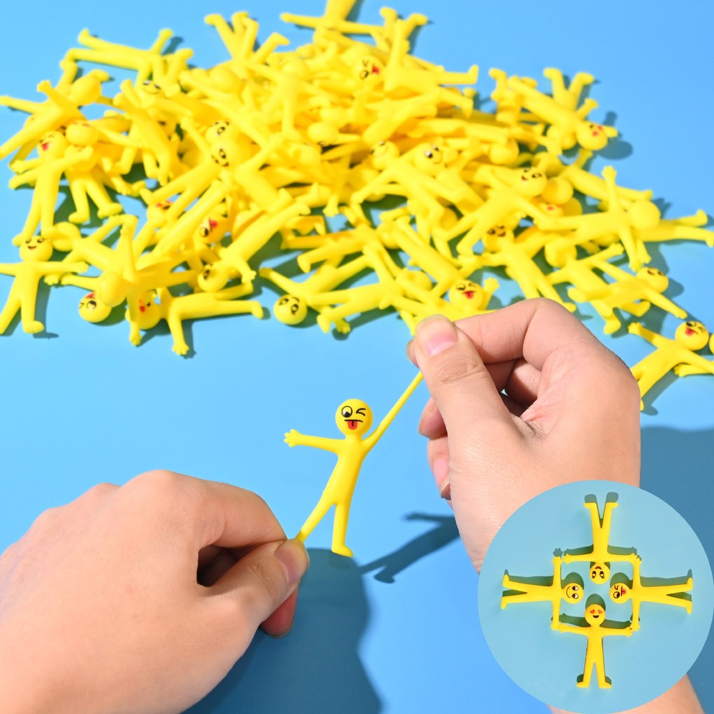 [Fumanduo Grocery Store] Smiley Stretch Minions Pinch Music Vent Toy Decompression Handy Tool Childr