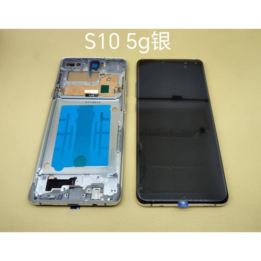 ใช้ได้กับ Samsung S10 / G9710 หน้าจอ S10 + G9760 G9750 G9780 S10E 5G ประกอบพร้อมกรอบ
