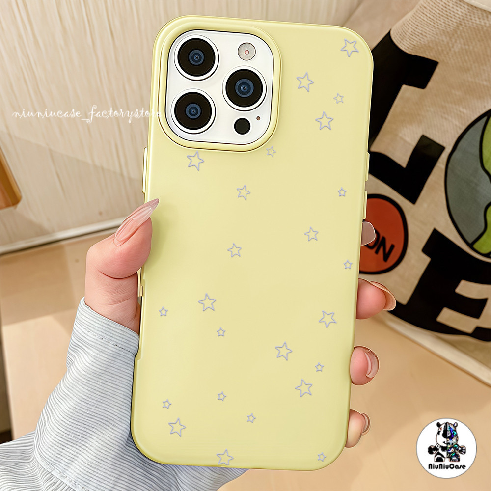 ดาวสีฟ้า For Oppo A38 A18 A15 A35 A17 A17K A16 A54s A77 A57E A57 A31 A53S A33 A32 A9 A5 A11 A58 A74 A95 RENO 2 ใน 1 เคส