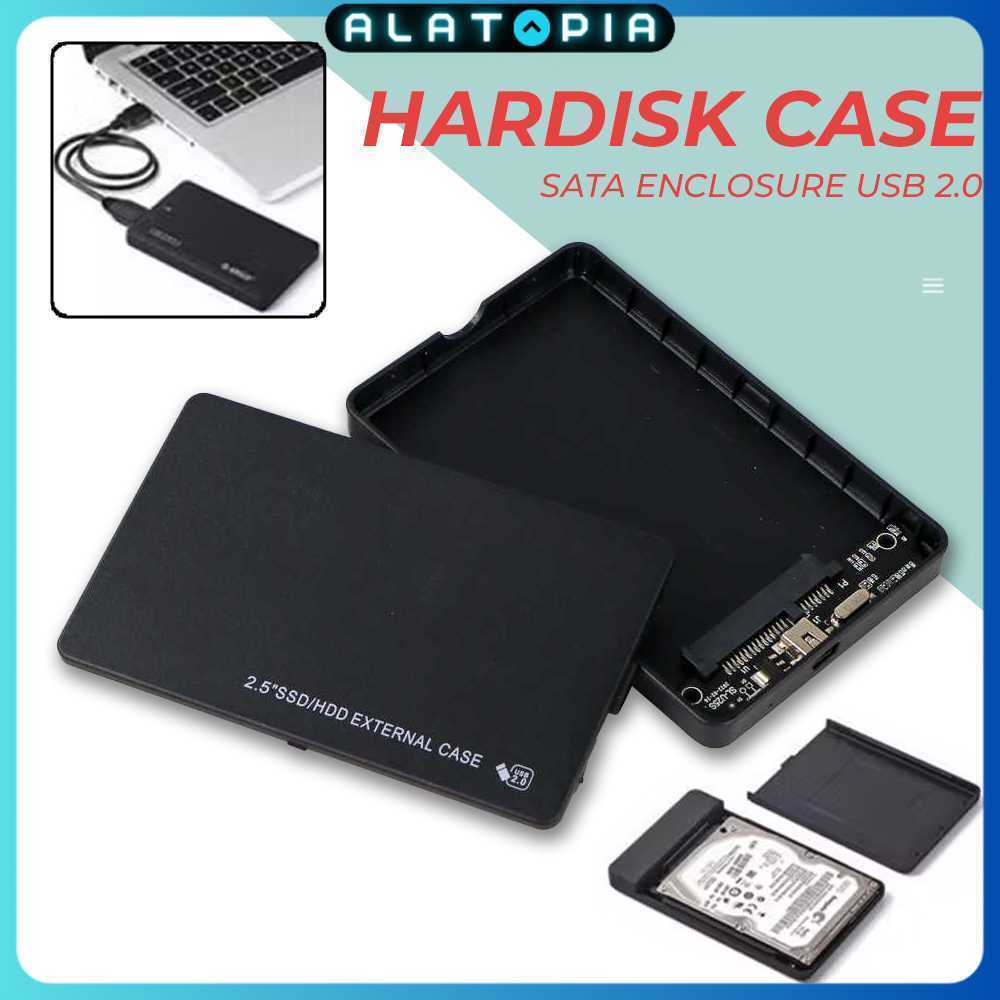 2.5 HDD SATA Enclosure USB 2.0 ถึง Mini USB Hard Drive Case - U25Q7