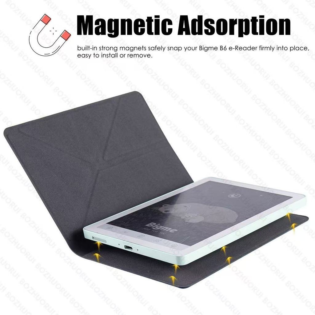 Bigme B6 เคสป้องกันแม่เหล็กที่รองรับการนอนหลับขนาด 6 นิ้ว [จัดส่งในวันเดียวกัน]
