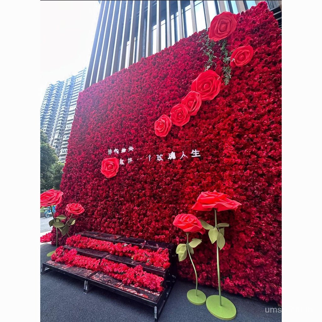 ภาพจําลอง Rose Shopping Mall Influencer น้ําตกเทศกาล Auto Show งานแต่งงาน Clockwork ดอกไม้ผนังโรแมนต