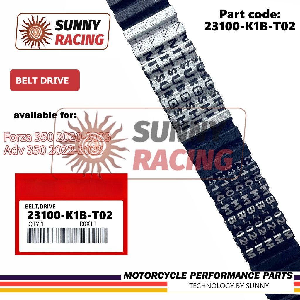 สายพาน FORZA 350 ปี 2020-2023,ADV350 ปี 2022-2023 23100-K1B-T02