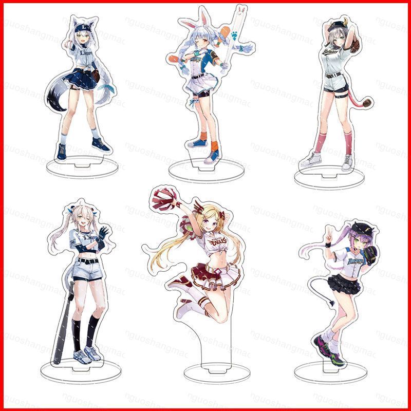 CH1 Hololive Action Figure อะนิเมะความคิดสร้างสรรค์อะคริลิคของเล่น 15 ซม.Usada Pekora Shirakami Fubu