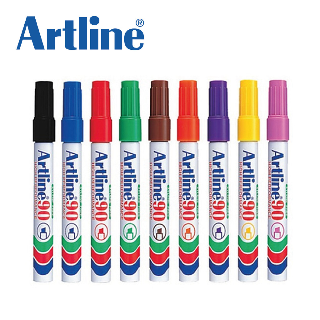Artline 90 ปากกามาร์กเกอร์ถาวร - EK-90 รีฟิล 2-5mm