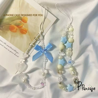 เชือกคล้องโทรศัพท์มือถือของวัยรุ่นน่ารัก เคสหูฟังใหม่ ข้อมือ…