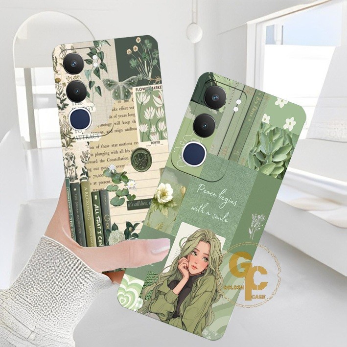 HIJAU [GCR99] Softcase VIVO Y19S PRO Y19S 4G 2024 Y03 Y03T Y18 Y28 Y17s Y27s Y27 4G Y27 5G Y36 4G Y3