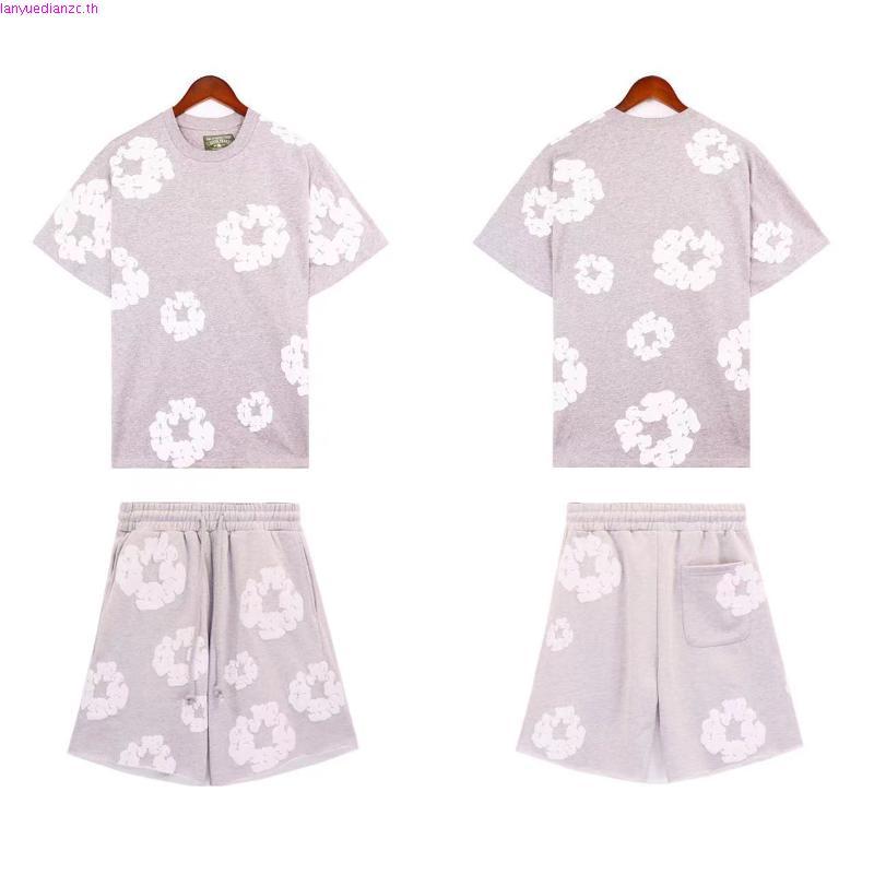 Denim TEARS ใหม่ กางเกงขาสั้น ผ้าฝ้าย สําหรับผู้ชาย