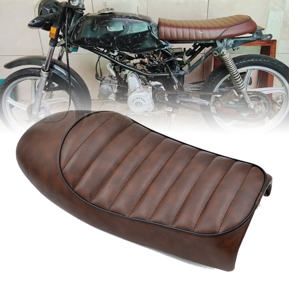 รถจักรยานยนต์ Retro เบาะรองนั่ง Vintage อานที่นั่งสําหรับ Honda CG125 GN CG CB400SS CG125 GN CG CB20
