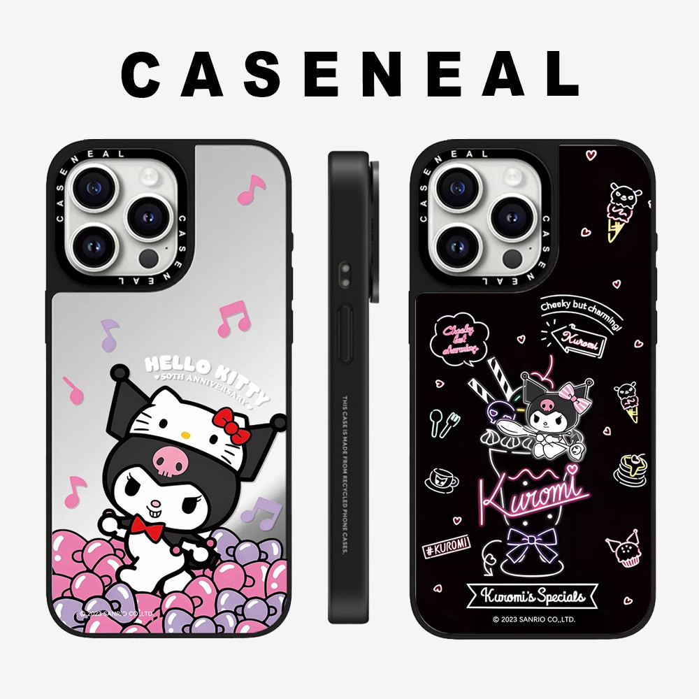 Drop proof CASENEALเคสโทรศัพท์สําหรับiPhone 17ProMax 17pro 17 air 16promax 16 15promax 15 14promax 13 13promax hard Caseน่ารักKuromi 12 12PromaxกรณีiPhone 11กรณีคุณภาพสูง