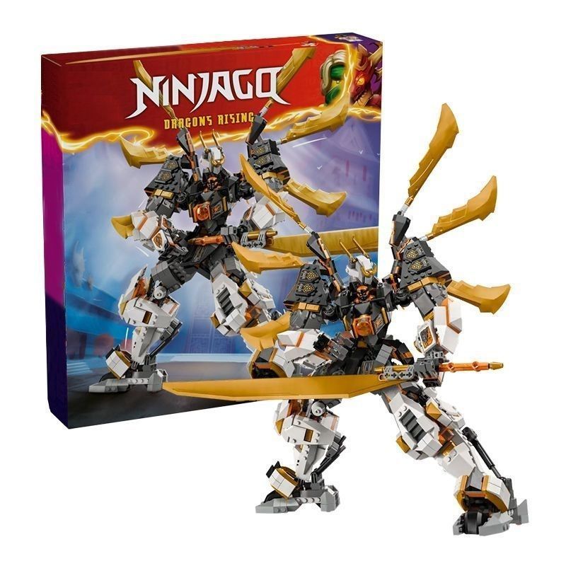 เข้ากันได้กับ Lego 71821 Kous Titan Dragon Mecha Phantom Ninja Building Blocks ประกอบของเล่นของขวัญ