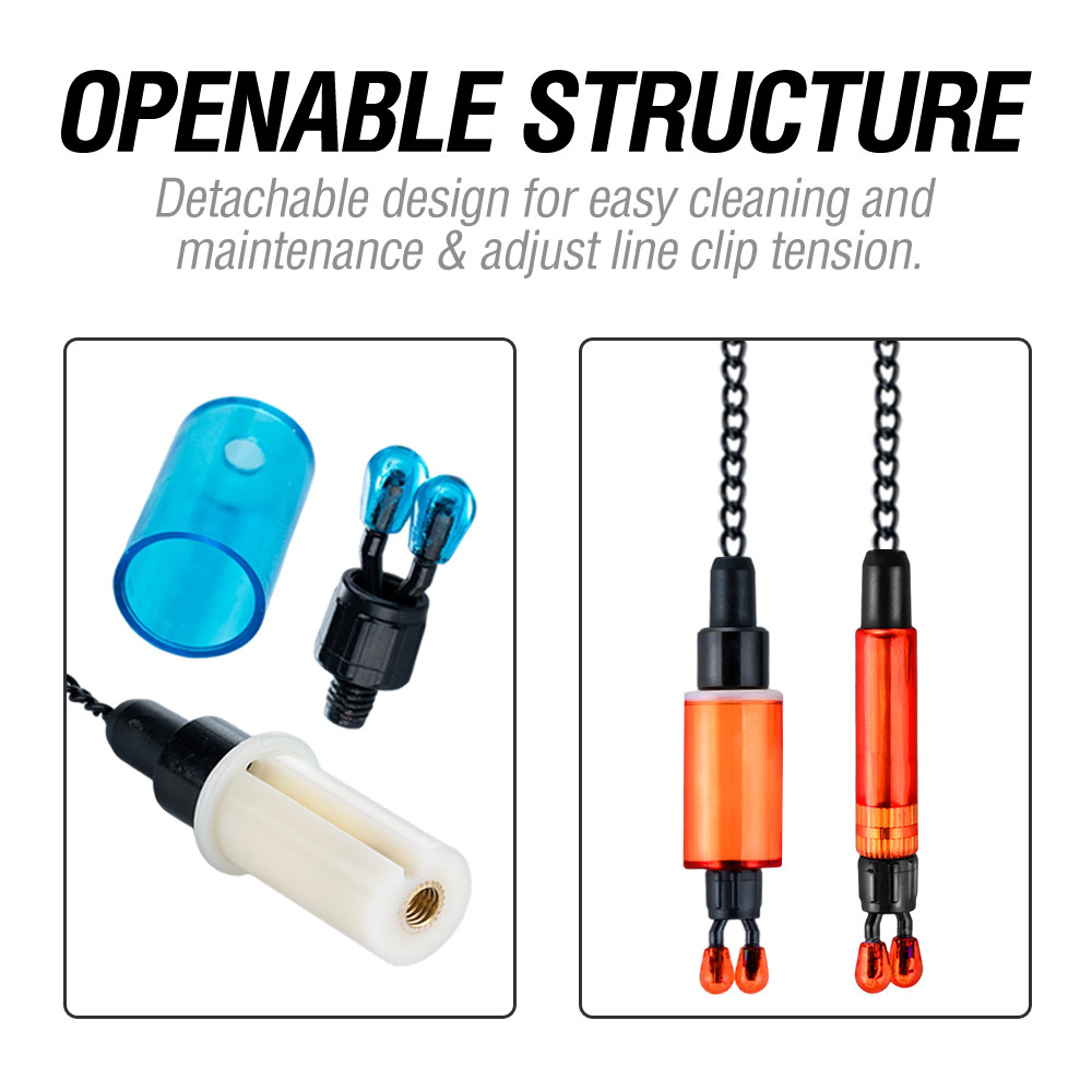 อุปกรณ์ตกปลา SwingerSensitive Reservoir สำหรับการตกปลาคาร์พและปลากัด พร้อมโซ่และนาฬิกาปลุก - รูปที่ 3