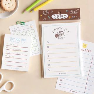 50 ชิ้น To Do List Notepad Daily To Do List Sticky Notes Memo Pad แบบพกพา Planner สําหรับห้องเรียนองค์กรเครื่องเขียนโต๊ะอุปกรณ์เสริมและอุปกรณ์สํานักงาน