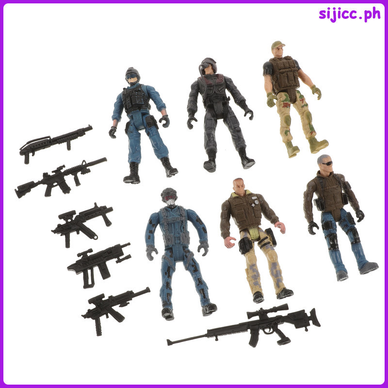 Army Figure Men Toys for Boys Playset Figurines Crawling Soldier sijicc