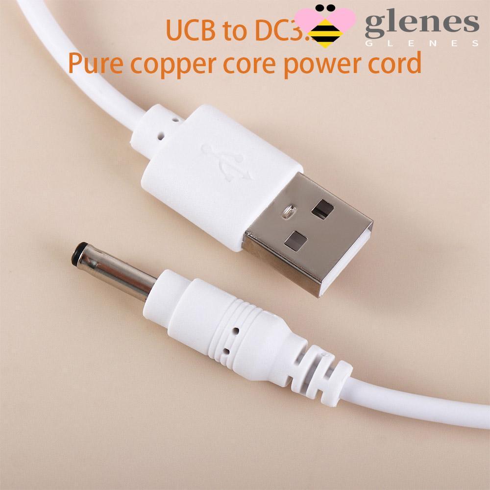 GLENES Usb To Dc 3.5 มม.สาย Usb DC สาย Usb To Dc 3.5 มม.5V USB Barrel สายไฟอะแดปเตอร์สายเคเบิล Charg