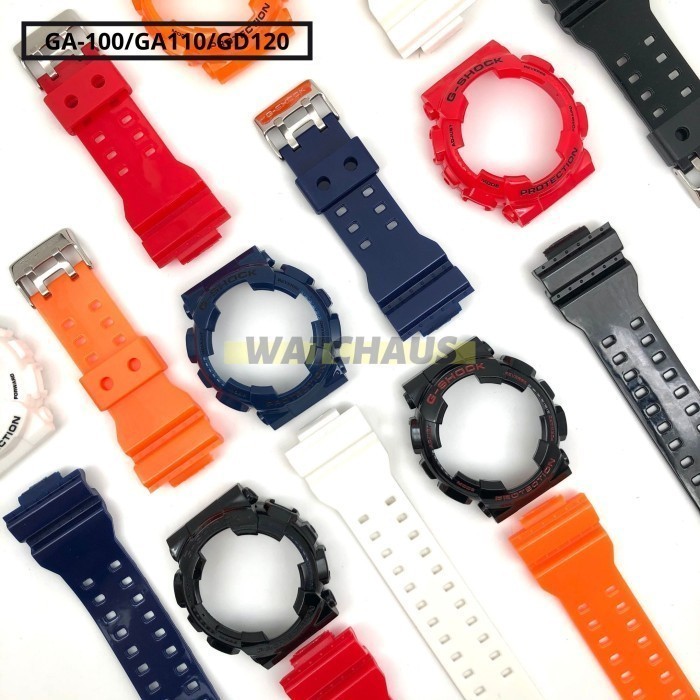 RUBBER BAND BEZEL STRAP CASE GA100 GA110 GD120 GLOSSY