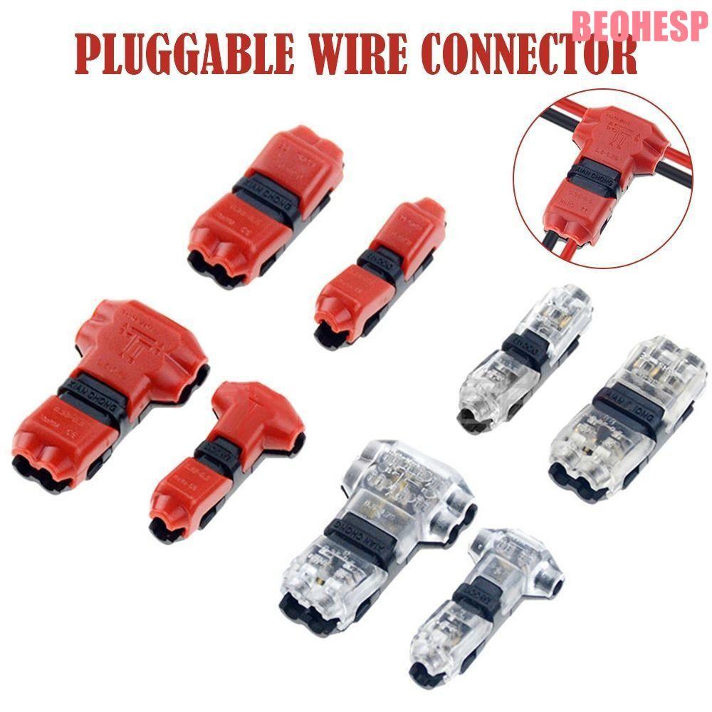 BEOHESP 1 ชิ้นสายไฟ Crimp,ตัวเชื่อมต่อรถยนต์การเชื่อมต่อสายเคเบิล Strip Pluggable Wire Connector, Qu