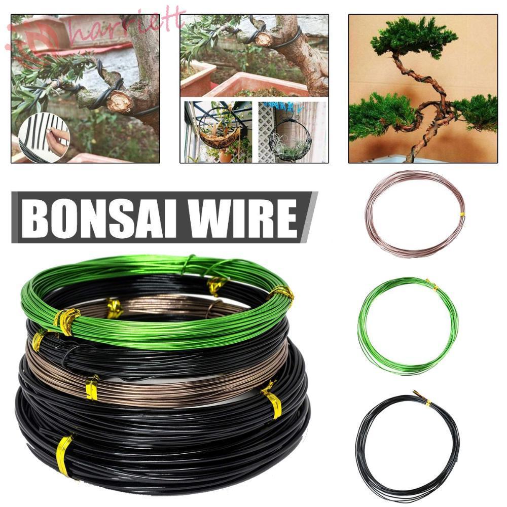 HARRIETT ลวดบอนไซบ้าน 9 ม้วน Anodized อลูมิเนียม Bendable Tree จัดแต่งทรงผม Orchard Fastener เครื่อง