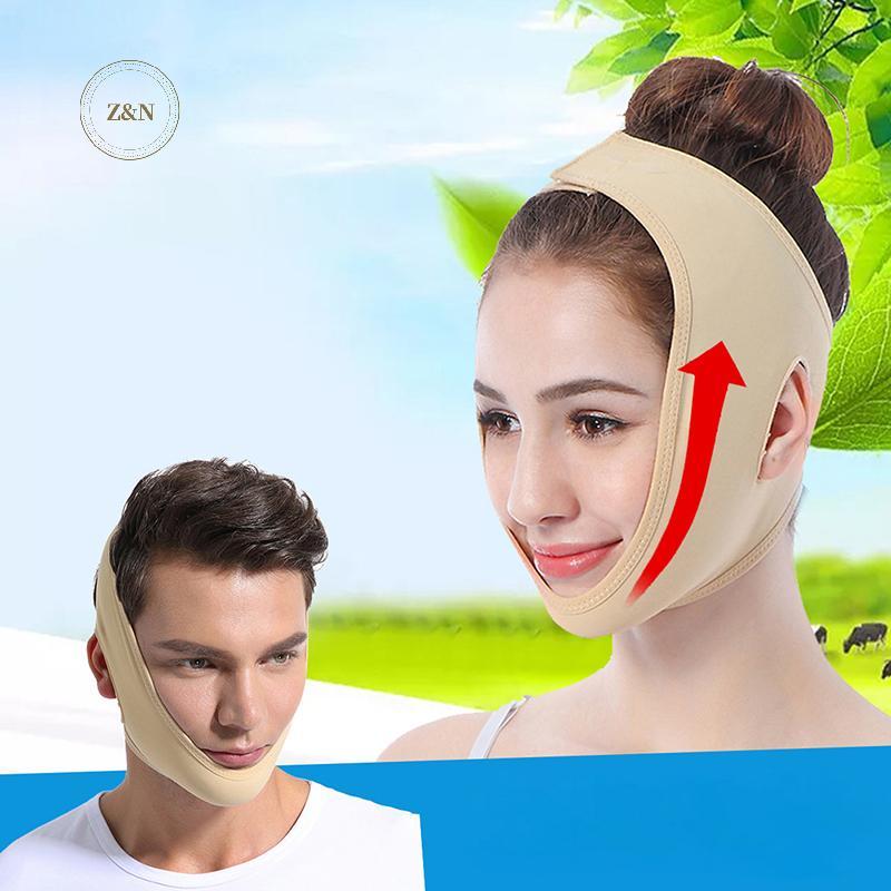ZN ยืดหยุ่น Face Slimming ผ้าพันคอ V Line Face Shaper ผู้หญิง Chin Cheek Lift Up เข็มขัดเครื่องนวดหน