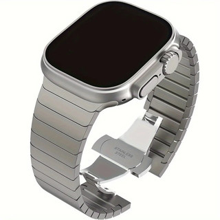สร้อยข้อมือสําหรับ iwatch Band 40 46 42 44 45 49 มม.สายรัดข้อมือสแตนเลสสําหรับ iWatch Series 11/10/9/8/7/5/4 SE 3 Ultra