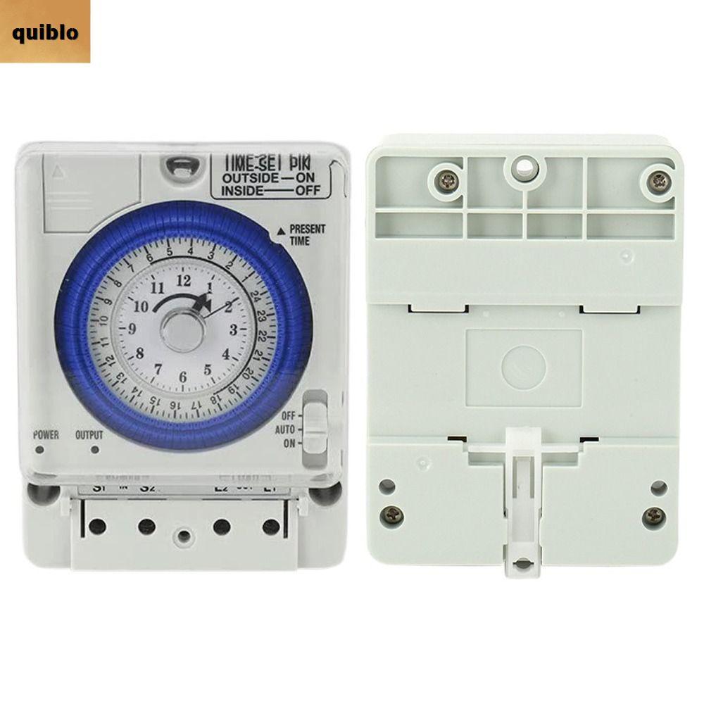 QUIBLO Interval Controller, Easy To Operate โปรแกรมควบคุมที่แม่นยํา, ประหยัดไฟฟ้า Analog Time Contro