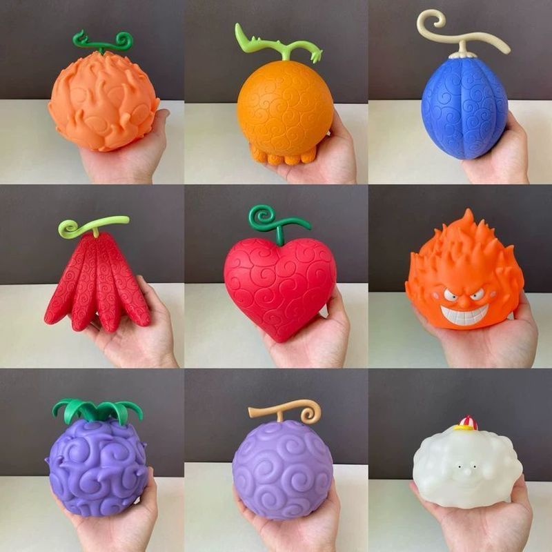 【พร้อมส่ง】one piece devils fruit one piece devils fruit plushie ONE PIECE Devil Fruits Toys Cake Dec