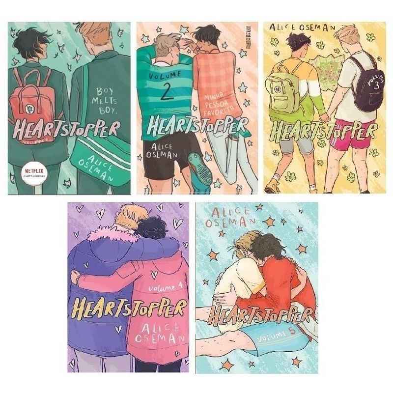 English Heartstopper Volume 1-5 Heartstopper Volume Original Picture Novel g