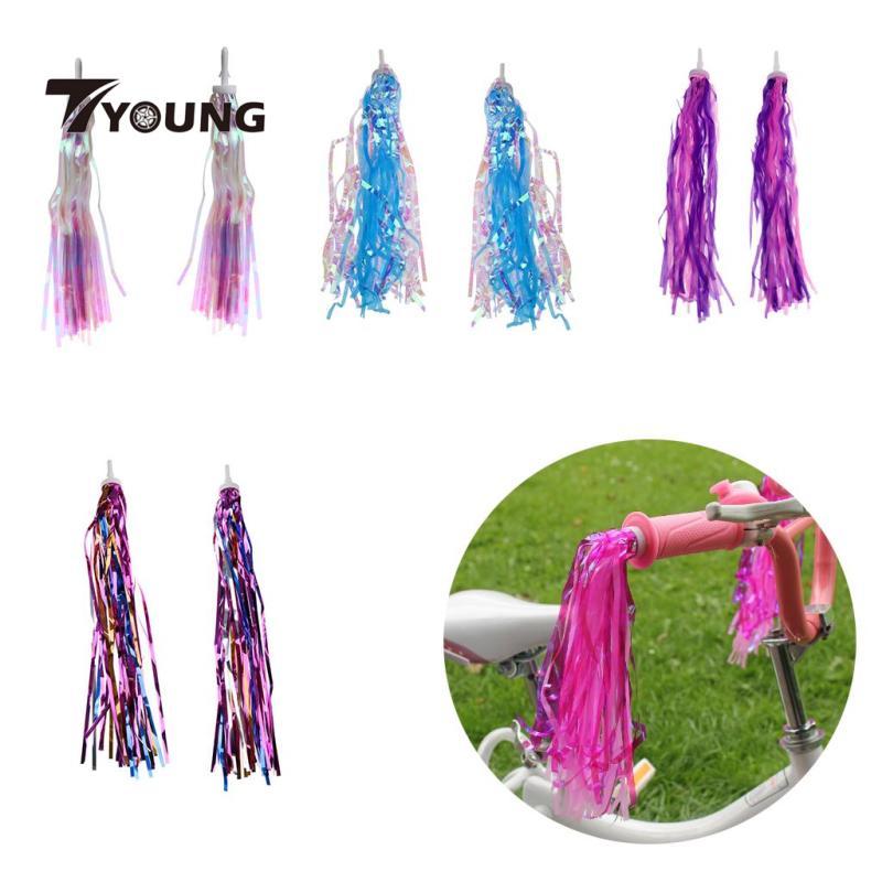 [มีจําหน่าย] Kids Child Streamers Scooter Blingbiling Tassels อุปกรณ์ตกแต่งจักรยาน