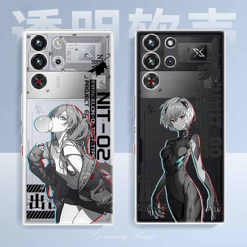 สําหรับ EVA Asuka สําหรับ RedMagic 10pro เคสโทรศัพท์ RedMagic 10 Air โปร่งใสรวมทุกอย่าง Soft Case Cr