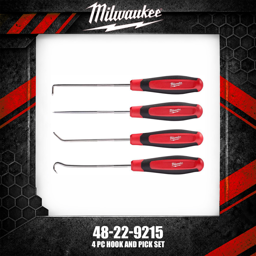 Milwaukee 48-22-9215 4 PC Hook And Pick Set เครื่องมือช่าง