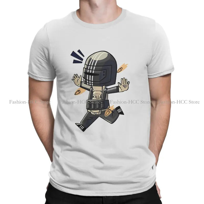 เสื้อยืดโพลีเอสเตอร์ลายกราฟิกสำหรับผู้ชายจากเกม Escape From Tarkov รุ่น Tarkov Killa Running Hipster