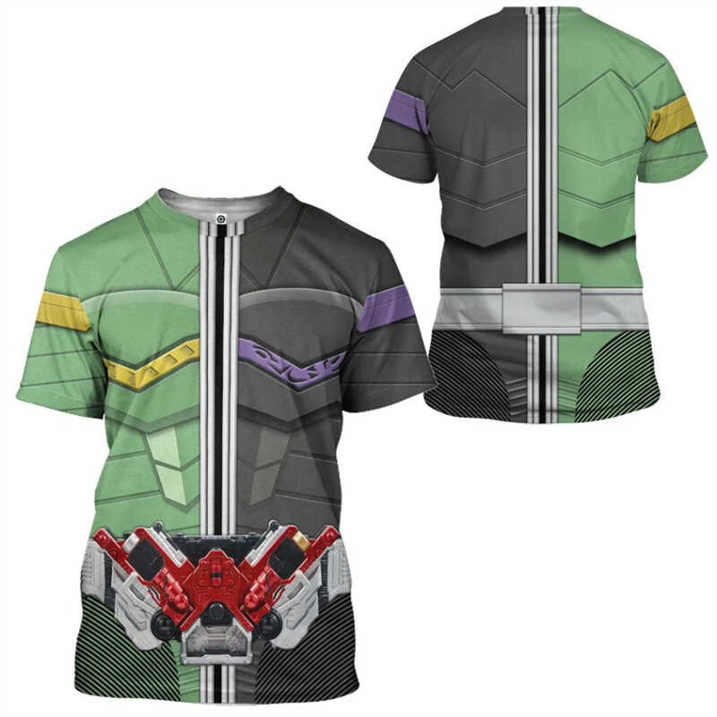 เสื้อคูลดีไซน์ 3D Masked Kuuga Build จาก Kamen Rider W Cyclone สำหรับชาย
