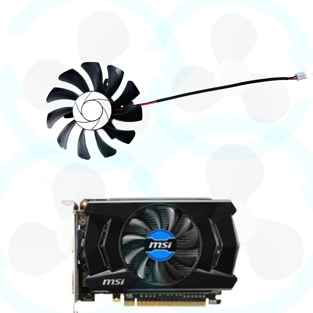 [พัดลมระบายความร้อนคอมพิวเตอร์] MSI/MSI GTX750ti 750 740 730 1GB ITX กราฟิกการ์ดระบายความร้อน