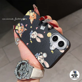 🚚ส่งจากไทย🚚 เคส กระต่ายน่ารัก For IPhone 17 16 15 14 13 12 11 Pro Max 11 13Pro X XR XS Max 7 8 Plus เคสโทรศัพท์ เคสหนัง