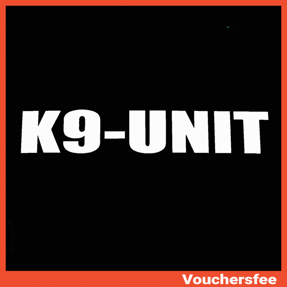 [VOU] K9-Unit Car-Styling Vehicle Body Window สติ๊กเกอร์สะท้อนแสงตกแต่ง