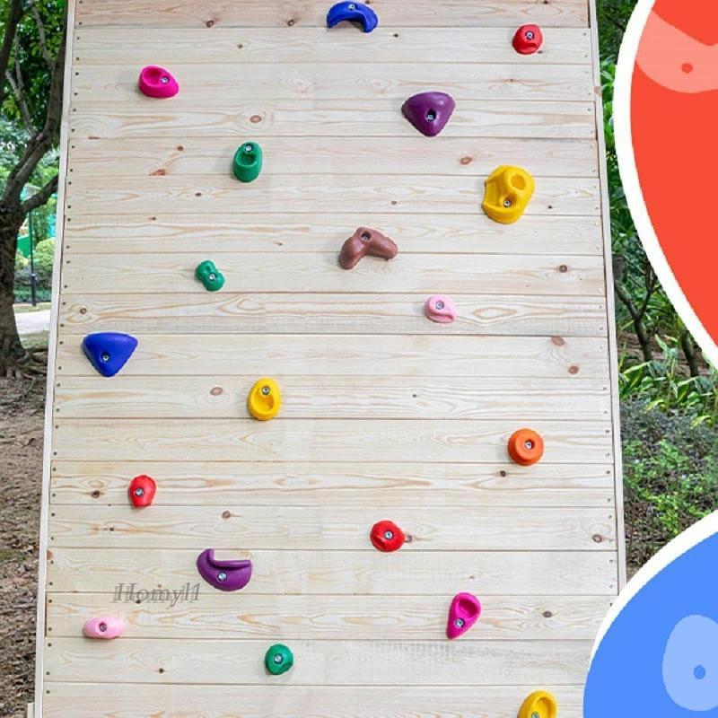 [Homyl1] 32x Rock Climbing Holds Climbing Rock Wall Grips รวมติดตั้ง