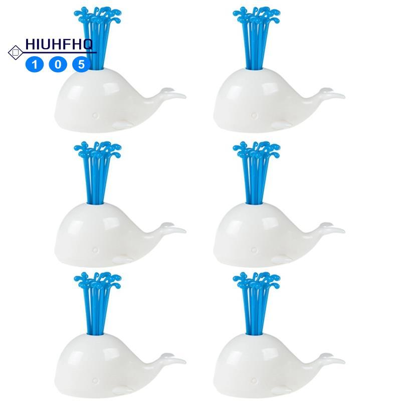 Hiuhfhq106cute Whale Fruit Fork Animal Whale Fruit Pick Kitchen Supplies Fruit Stick Cute Fruit Pick