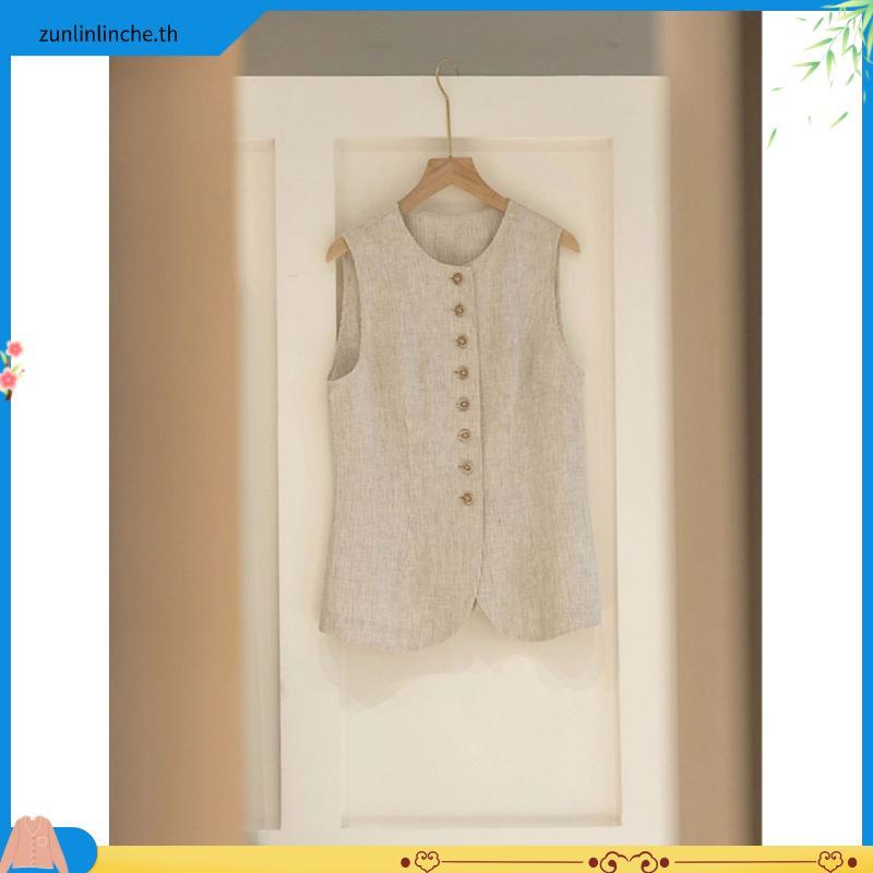 Thesummernade : Irene vest เสื้อกั๊กผ้าทวิต