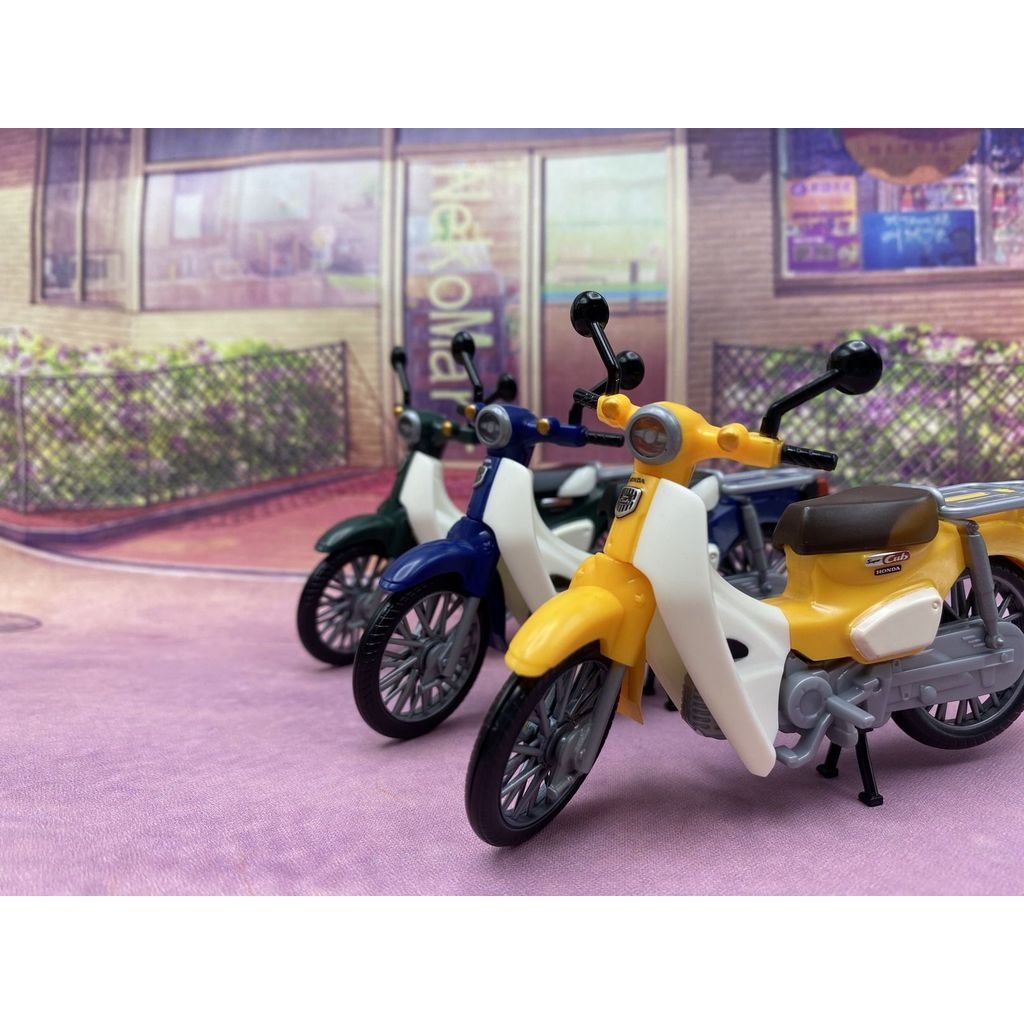 Bandai Shellless Capsule Toy Honda Super CUB Motorcycle Model Jewelry Ready Stock