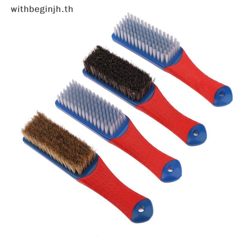 WIT แปรงขนแปรงด้ามจับซิลิโคนสําหรับสนิม ตะกรัน สี ขัด ทําความสะอาดลึก พร้อมแปรงนาโน W
