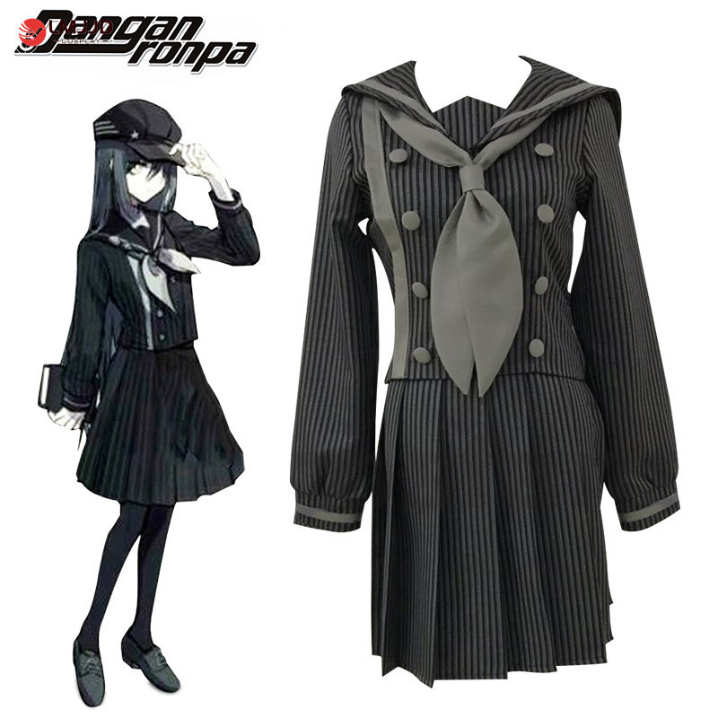 ชุดคอสเพลย์นักสืบนักเรียน Danganronpa V3 Final One แบบ JK กระโปรงยาวสำหรับผู้หญิง